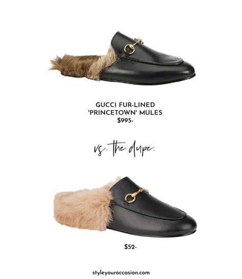 gucci fur loafers dupe|gucci loafers zara.